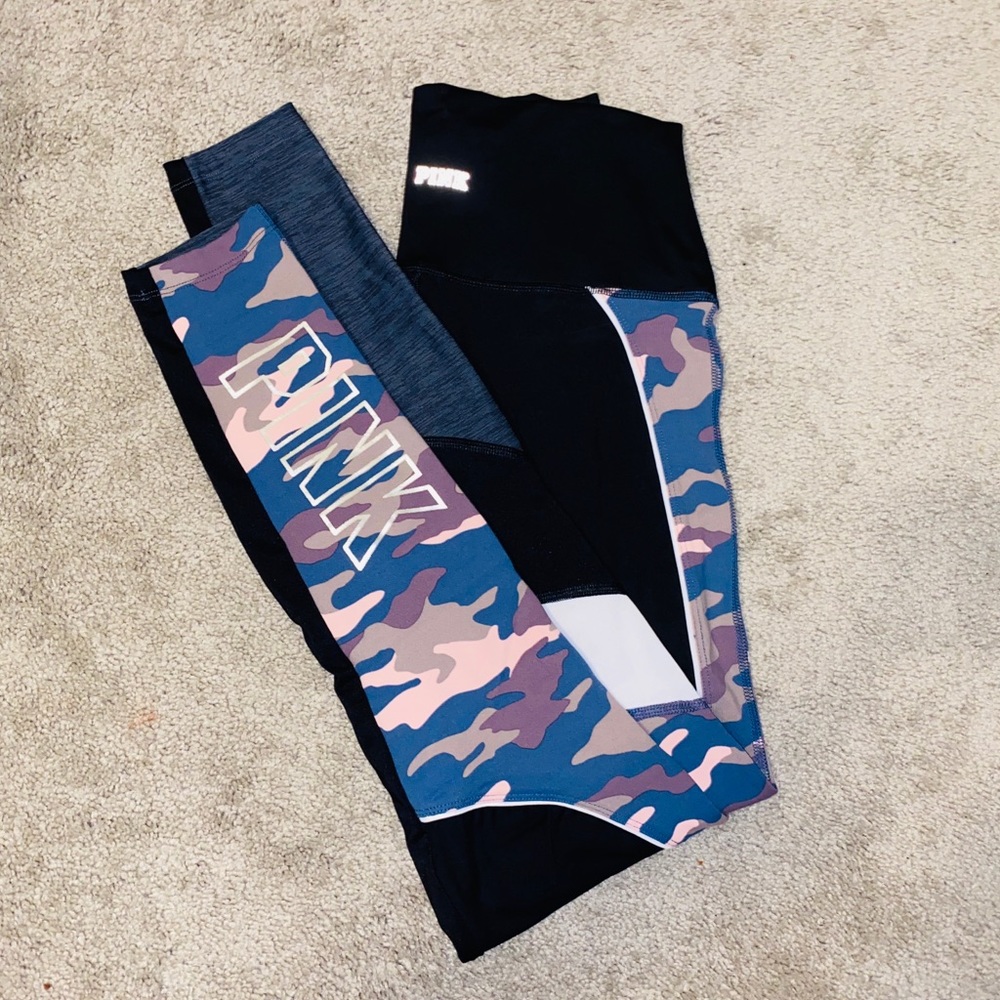 Pink camo leggings